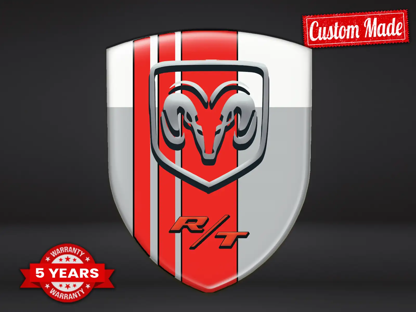 Dodge Bannersticker Hochwertig Robust Professionell Auto